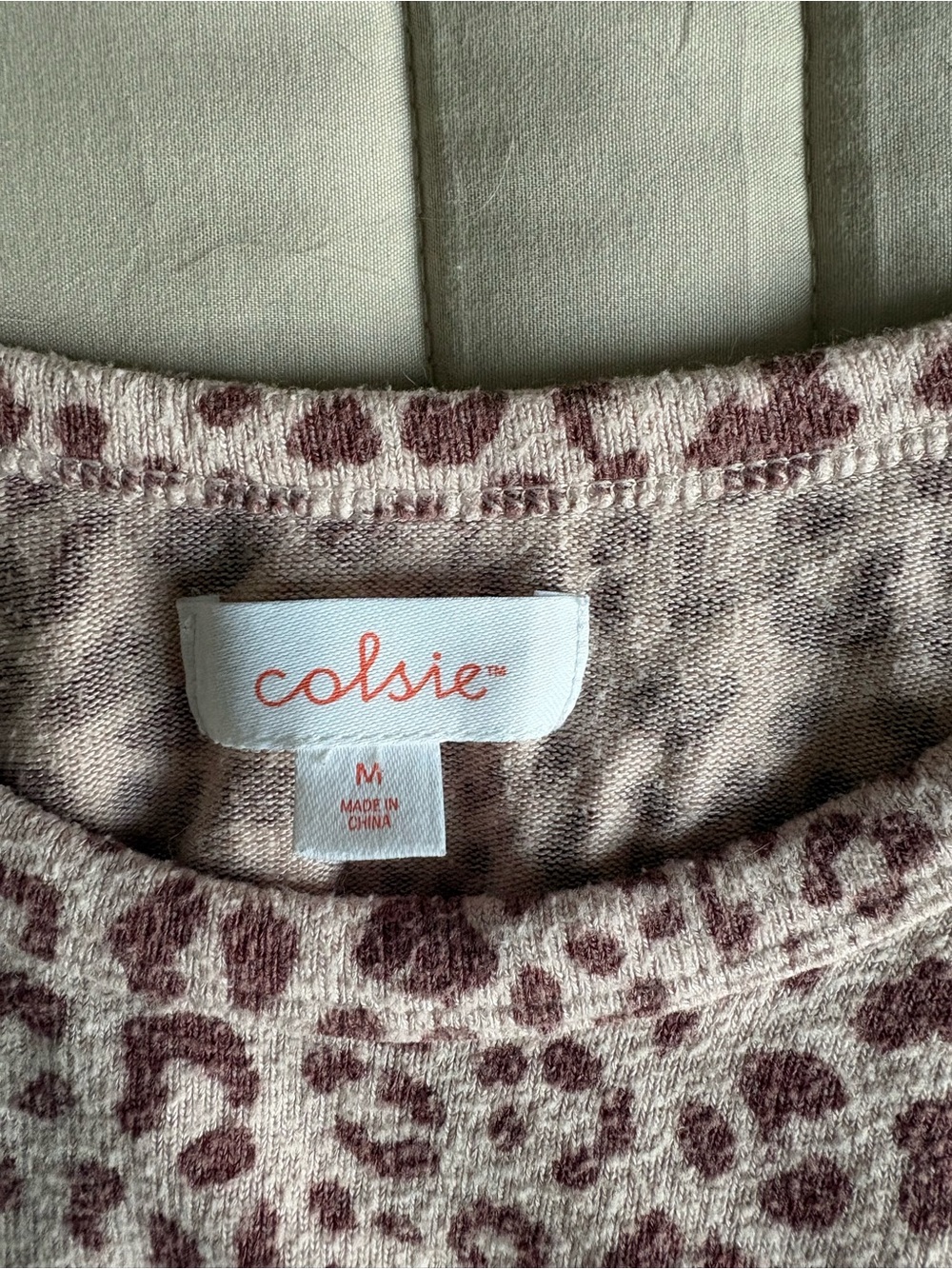 Leopard Print Pajama Sets - Picture 3 of 5